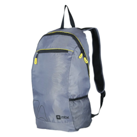 Mochila Dobrável Pocky em Poliéster 420D NTK Cinza 203042 Nautika
