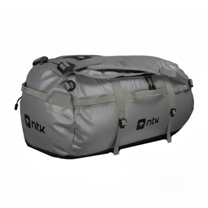 Mochila Duffle Bag 50L Cinza para Viagens Camping Nautika-4426a87f-5ba1-4adc-9414-1048b02a55dd