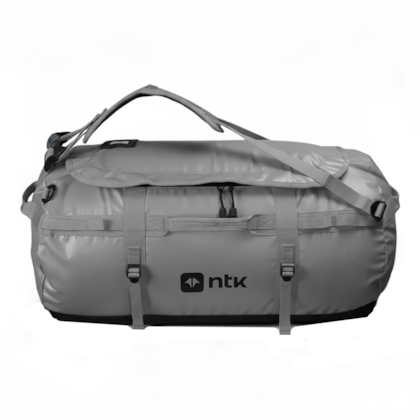 Mochila Duffle Bag 50L Cinza para Viagens Camping Nautika-6590709b-8ebb-4046-bb55-52cc89524320