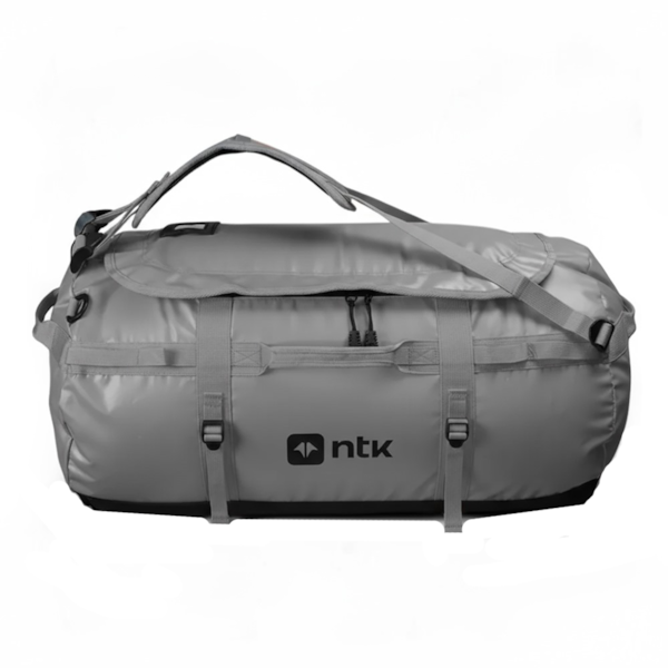 Mochila Duffle Bag 50L Cinza para Viagens Camping Nautika-b180c31f-991c-435b-ba7e-8b9bae04c000