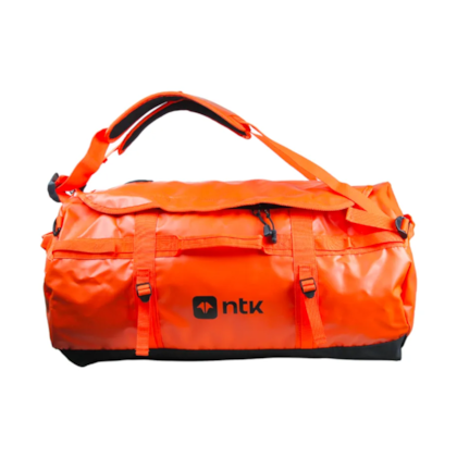 Mochila Duffle Bag 50L Laranja para Viagens Camping 206060 Nautika