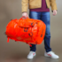 Mochila Duffle Bag 70L Laranja para Viagens Camping 206070 Nautika