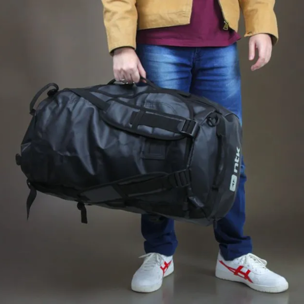 Mochila Duffle Bag 70L Preta para Viagens Camping 206070 Nautika-71284989-a281-4195-b530-a96f1de961d2