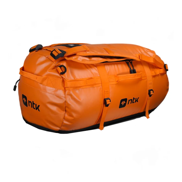 Mochila Duffle Bag 90L Laranja para Viagens Camping Nautika-ae3f4762-a36e-40dd-9393-f3c092cd3e59