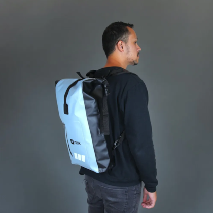 Mochila Duffle Bag BK 20L Cinza e Preto Para Viagens 206000 Nautika-2851285d-e888-4904-8706-cda0e62ecb71