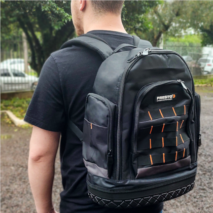 Mochila Grande p/ Ferramentas Com Bolsos Internos e Fundo Emborrachado 96032 Presto-2def8492-b224-426f-b194-08fb5541cc7a