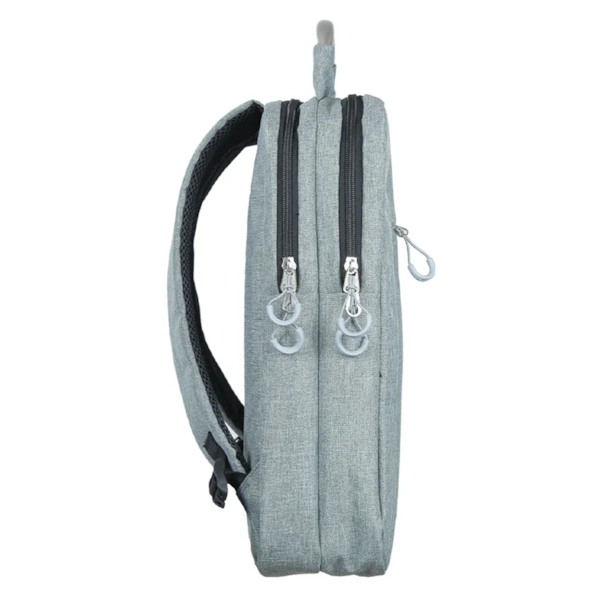 Mochila Office Edge Slim Cinza 203044 Nautika-2cd7e187-9d68-4f2a-b31e-be438ed47d4c