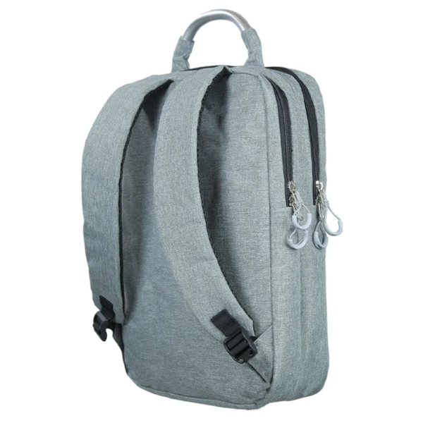 Mochila Office Edge Slim Cinza 203044 Nautika-2b211365-f557-4e63-95f3-5e7b66cf4cf7