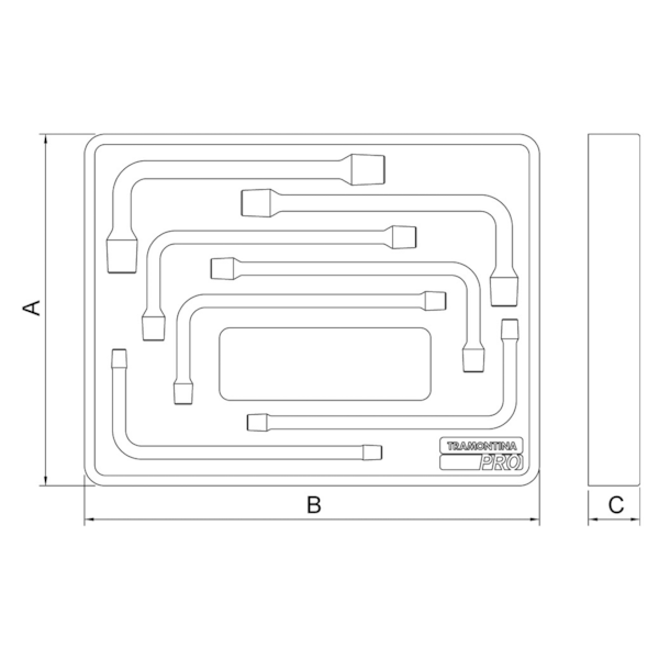 Módulo com Chaves Biela 7 Peças - Milímetros 44980/019 Tramontina PRO-6db39b8b-4ccf-43ba-808b-00e07e8593ae