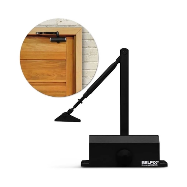 Mola Aérea Para Portas Preta 60Kg 206007 Belfix-d6585733-ca3f-4f04-9fee-634bcd7d33bc