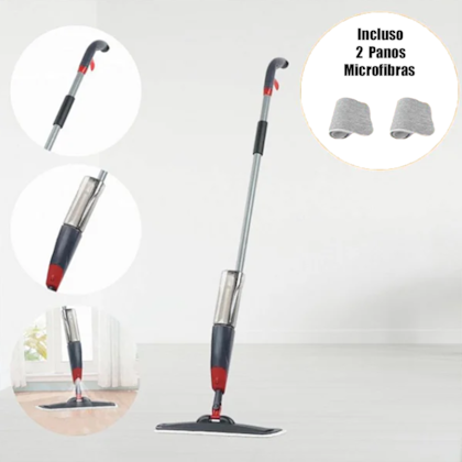 Mop Magic Spray Flat Microfibra com Reservatório 700ML GH701 Globalmix-fba09216-e0de-49d2-9e9a-3ec723a55a4a