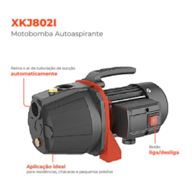 Moto Bomba Autoaspirante 220V Lepono XKJ802I
