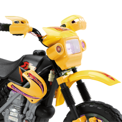 Moto Elétrica 6V Rally Amarela infantil 925900 Bel Fix-f3850e3a-79f3-4173-a638-a1c4b94d694b