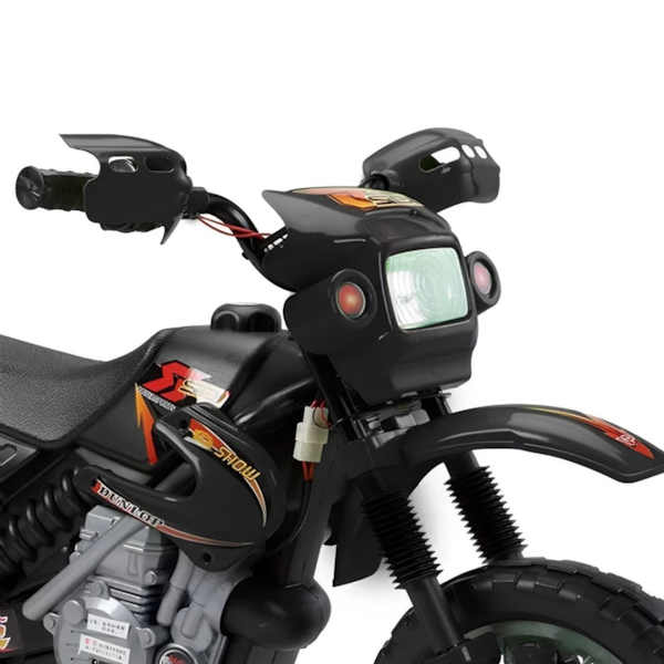 Moto Eletrica 6V Rally Preto infantil 926000 Bel Fix-279483bc-65c3-4b6d-ac5d-419f16a53b11