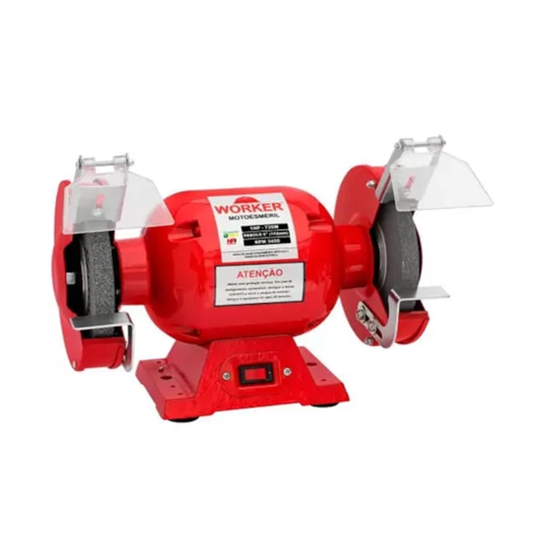Moto Esmeril De Bancada 1,0 CV Bivolt 735w 201838 Worker-0846cc63-1c52-4bd5-b1ee-fa27f41d78e8