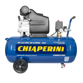 Motocompressor de ar 50 litros 2HP 25742 MC 8.5/50 220V Chiaperini