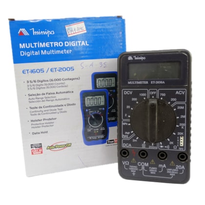 MULTIMETRO DIGITAL 3 5/6D TRUE/RMS CAT III ET-1605 MINIPA-b6fd7298-6e84-4cc1-982f-01a75ed56585