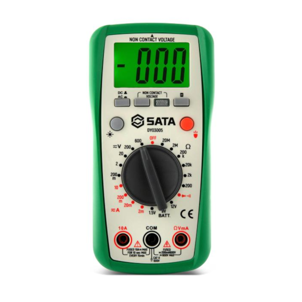 Multimetro Digital CAT II Com medição sem contato STDY03005 Sata-5be715af-6afe-4885-bd6d-330063c5702c