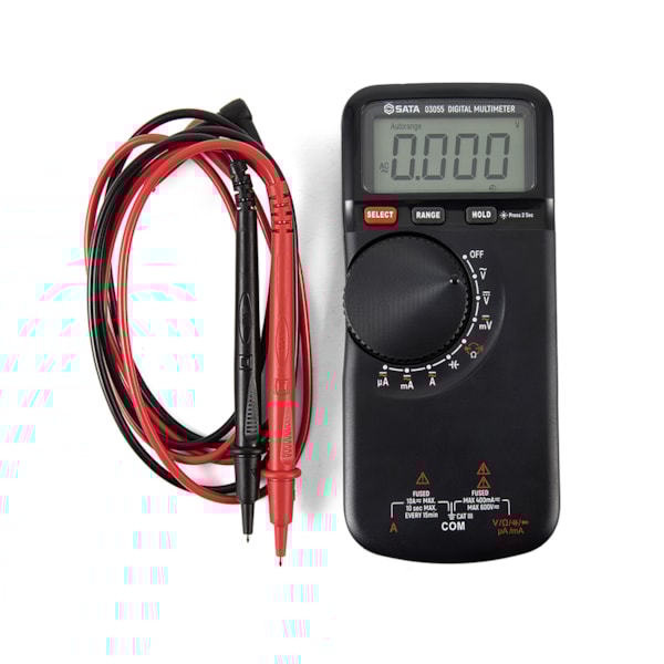 Multímetro Digital Clássico CAT III ST03055 Sata-70246124-0680-4b86-8a29-8274de66428e