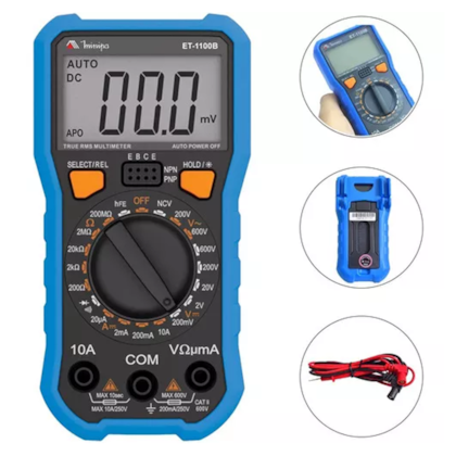 Multímetro Digital True RMS DC/AC DC - ET1100b Minipa-17afa26e-3314-4328-81a7-3a153d9e18bd
