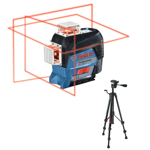 Nível à Laser 3 Linhas com Tripé GLL 3-80C BOSCH-70bdd3f1-02d4-4b14-8eff-4a7b7057d623