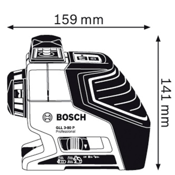 Nível a Laser de Linhas GLL 3-80 Com Tripé Bosch-7c82a5d1-1609-4bc8-8fe5-3b8cd3604333