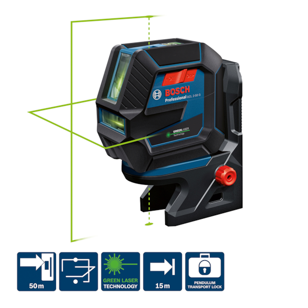 Nível a laser GCL 2-50 G 50 metros com pontos + Tripé BT-150 Bosch-11fa5832-305c-41a5-acd0-071cc0131a2c