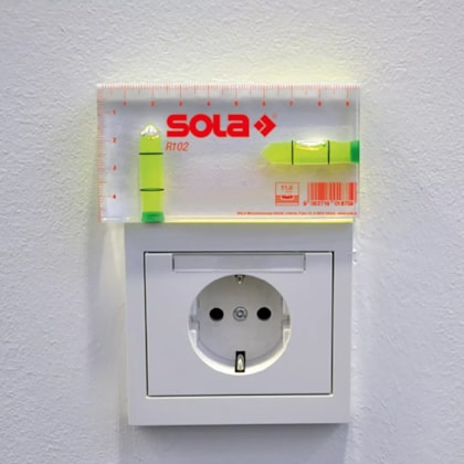 Nível de Acrílico Bolha Verde R 102 - SOLA-1a4a6150-cd72-4622-a32f-76bf4430cfac