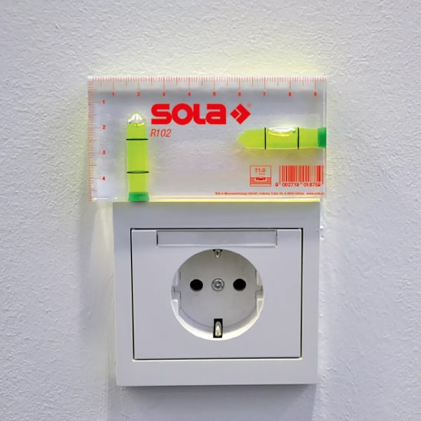 Nível de Acrílico Bolha Verde R 102 - SOLA-41e78c18-f87c-4003-9a56-40febd6131d4