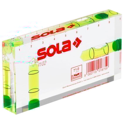Nível de Acrílico Bolha Verde R 102 - SOLA-48fe3b93-59f1-4063-baba-456259dbd424