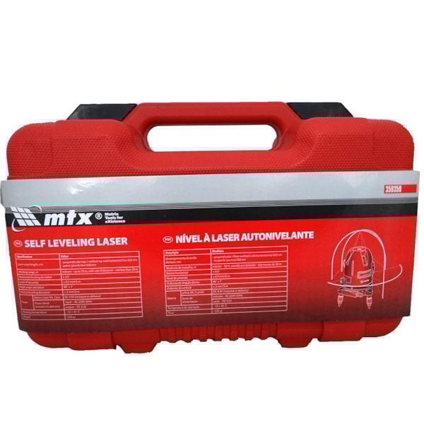 Nível Laser 10M Nivelamento Automático Com Óculos e Maleta Mtx-4bf9e027-b3fa-4eea-b744-a29c17d53652