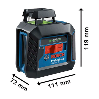 Nível Laser GLL 2-20 G Professional 10m 0601065000 Bosch-07562394-e62b-4fa8-842e-102907f794ee