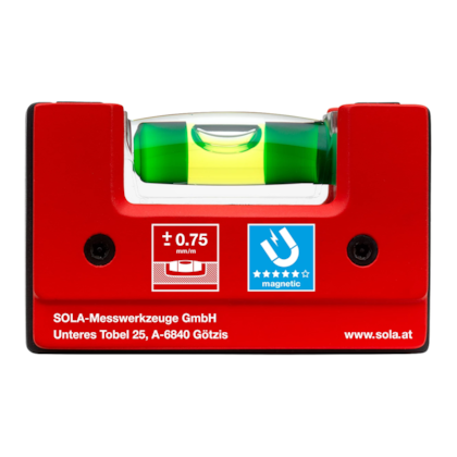 Nível Magnético de Bolso Compacto Profissional 6,8cm GO! Sola-2cddca01-4a29-4870-9018-1f54abb0d7c4
