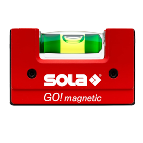 Nível Magnético de Bolso Compacto Profissional 6,8cm GO! Sola