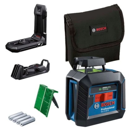 Nível Pro a Laser Cruzado + 4 Pilhas AA GLL 2-20 G Bosch-62cac76a-2951-4c67-81e6-73f3dcf8b5e4
