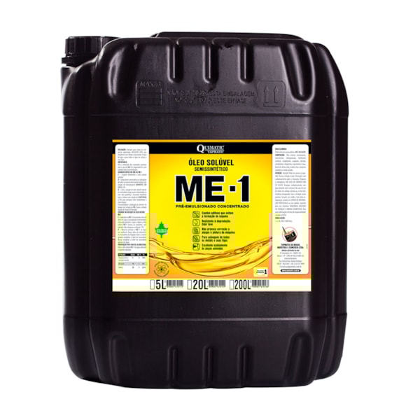 Óleo Solúvel Semissintético Ecológico ME1 - 20L AB2 Quimatic-204aab07-82e7-4efd-be25-5ba0070afc96