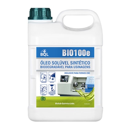 Óleo Solúvel Sintético Biodegradável 1 Litro BIO-100E 5395 Biolub