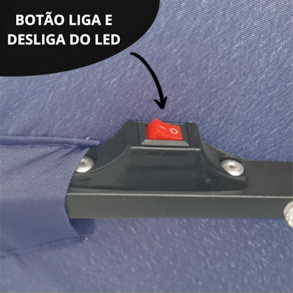 Ombrellone Central Articulado com LED 2,70m Azul  IWOBCAL270AZ Importway-130fb6b4-e157-4d63-ac4c-76f7ab387e97