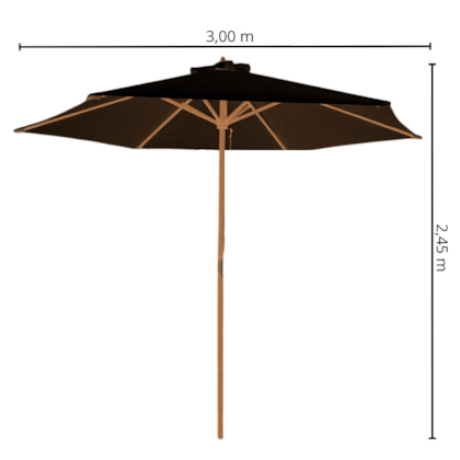 Ombrellone Central Madeira 3,0m Preto IWOBCM300PT Importway-ba2c9286-ac8b-4512-8898-4dd166df364b