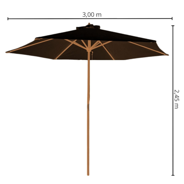 Ombrellone Central Madeira 3,0m Preto IWOBCM300PT Importway-5cd4590b-a34c-427a-b995-c8221ab282f8