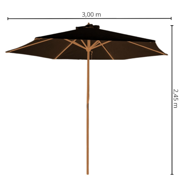 Ombrellone Central Madeira 3,0m Preto IWOBCM300PT Importway-366115f3-fdc6-4ec1-a340-7f11d24951c9