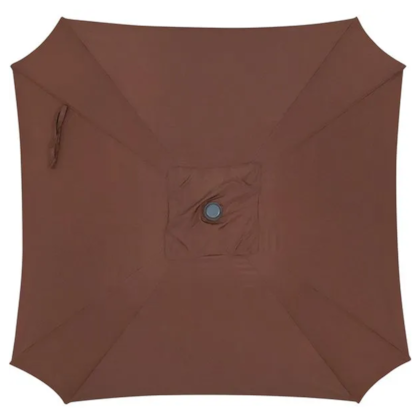 Ombrellone Central Pisa Articulado em Alumínio Poliéster 2,50m Marrom 14512 Bel Fix-8efaec1e-7021-42b5-9979-e4172efedffb
