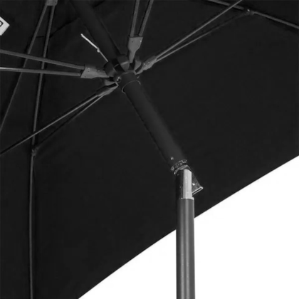 Ombrellone Central Pisa Articulado em Alumínio Poliéster 2,50m Preto 14507 Bel Fix-65429df7-a7de-4588-a28d-c4daea0651fd