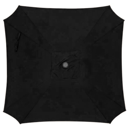 Ombrellone Central Pisa Articulado em Alumínio Poliéster 2,50m Preto 14507 Bel Fix-fa37e333-4b7c-40e1-b964-11d446603ed8