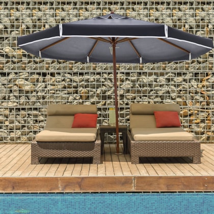 Ombrellone Central Positano 3m Preto 300807 BelFix-5c5374c7-8f95-46bc-8f14-7a69e4264108