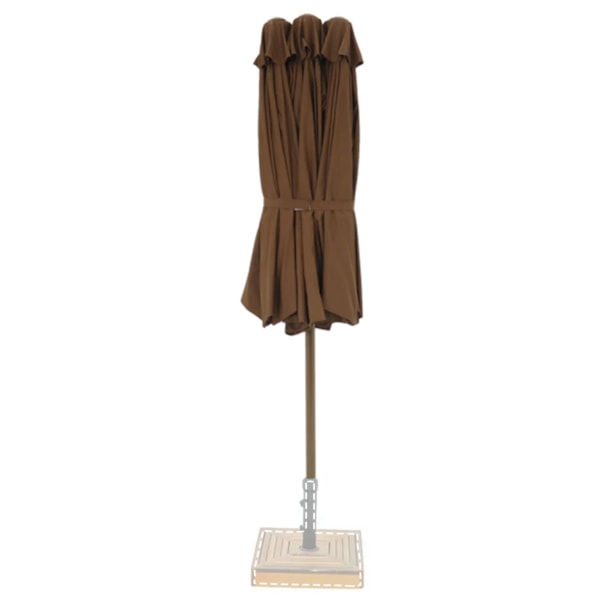 Ombrellone Central Retangular Quiosque Oversize 4,50m Marrom 12412 Bel Fix-ceb659a7-7a1e-4aad-984b-1f4188643d5f