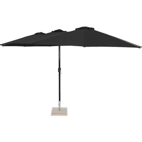 Ombrellone Central Retangular Quiosque Oversize 4,50m Preto 12407 Bel Fix-760abd6f-b44e-45da-b539-345fe2df9b38