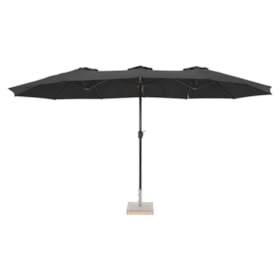 Ombrellone Central Retangular Quiosque Oversize 4,50m Preto 12407 Bel Fix