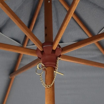 Ombrellone Itapema Bagum Haste de Madeira 2,00m Azul 201602 Bel Fix-aa25b965-13e7-4475-8842-b7a3b660bb28