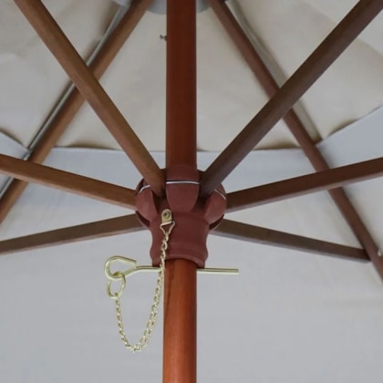 Ombrellone Itapema Bagum Haste de Madeira 2,00m Bege 201606 Bel Fix-ef49117b-f034-4ced-9d39-30099bce8a67